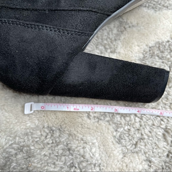 NWOT Torrid BLACK FAUX SUEDE STRETCH CORSET OVER-THE-KNEE BOOT Extra Wide Fit 11 - Picture 11 of 15